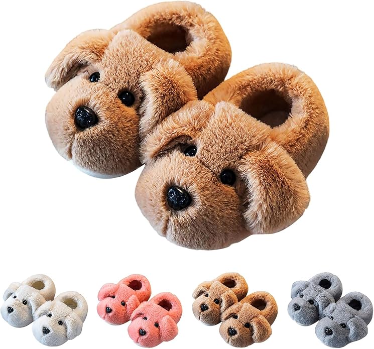 Dětské pantofle s motivem štěněte – PuppyPaws