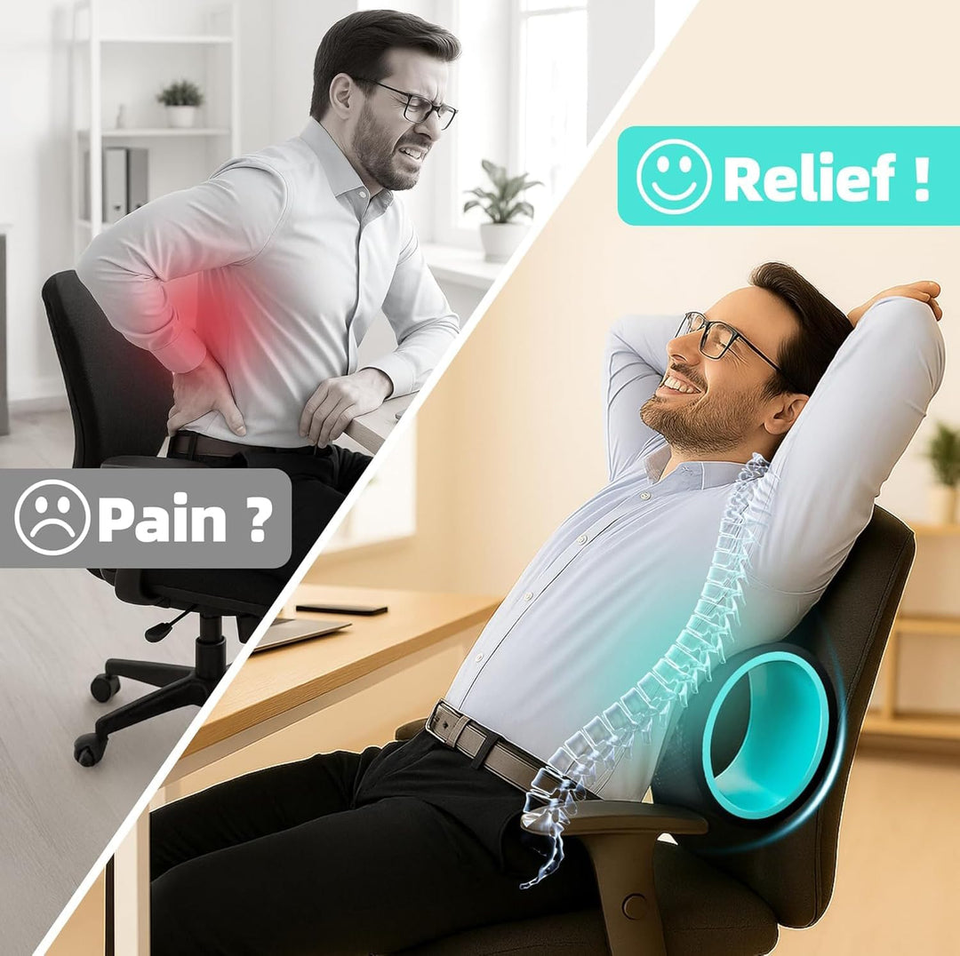Sada 4 koleček Back Roller s jógovými bloky – Artheva