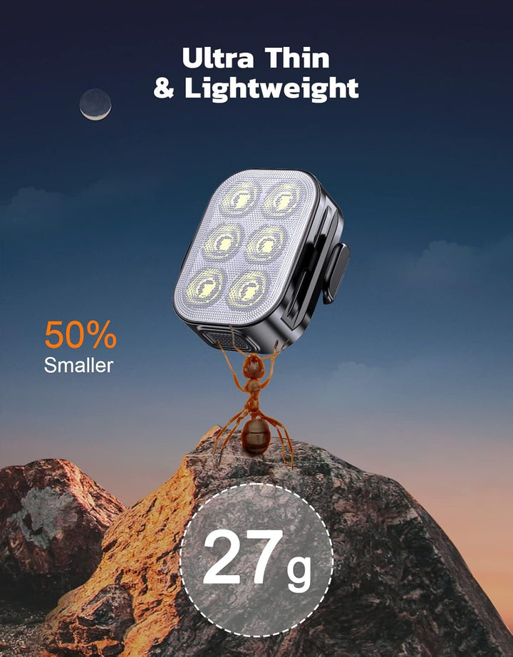 Ultra tenká USB dobíjecí sada cyklistických světel s 4+6 režimy – SlimBeam