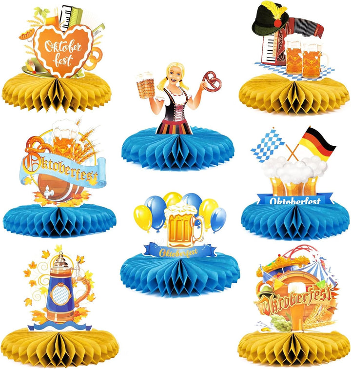 Víkendový ubrus – stolní dekorace, balení po 3 kusech – FestGlädje Oktoberfest 2025