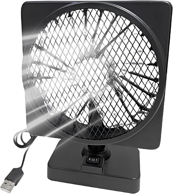 12V USB vzduchový cirkulační ventilátor do auta a klimatizace, chladicí ventilátor s 360° rotací (1+1 ZDARMA) – Aurovent