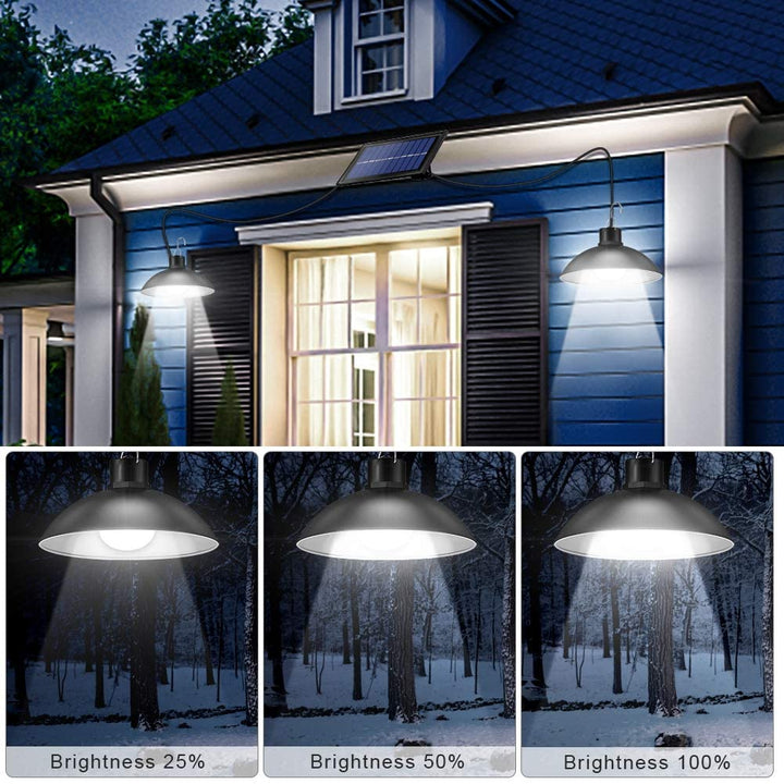 Bezdrátový solární LED lampový set s dálkovým ovládáním – TwinRay