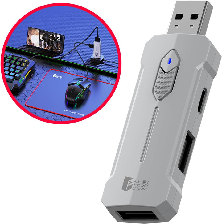 RGB herní klávesnice a myš – ergonomická sada adaptérů pro ovladače – Zyvorn