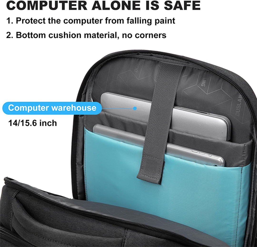 Nepromokavý batoh na notebook a na cesty s organizovanými přihrádkami