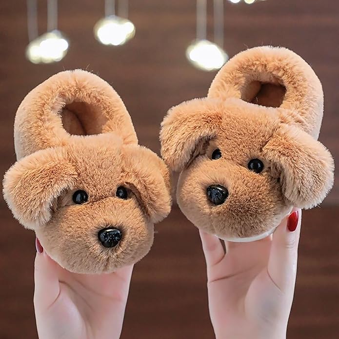 Dětské pantofle s motivem štěněte – PuppyPaws