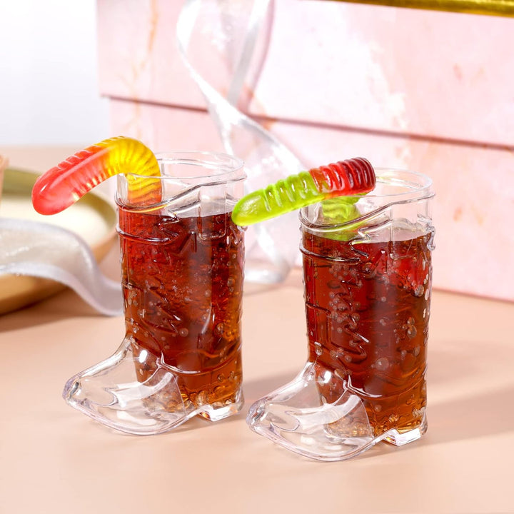 Panákové skleničky ve tvaru kovbojských bot (balení 30, 30 ml) – BootsProst Oktoberfest 2025