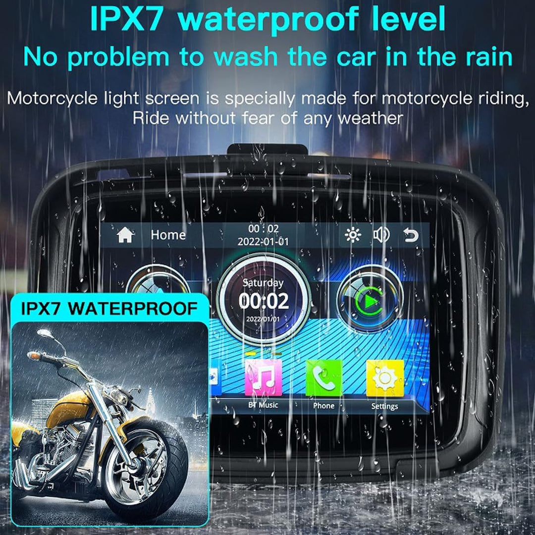 Přenosný motocyklový monitor s 5" (12,7 cm) IPS displejem – RideMate