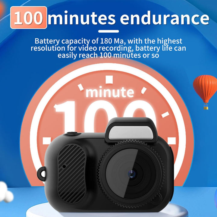 Mini digitální kamera 1080P s barevným displejem a 100 minutami výdrže baterie – Lurevo (1+1 ZDARMA)