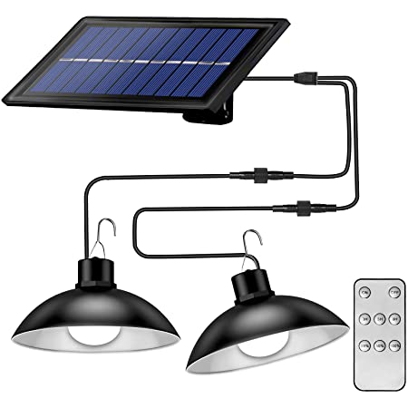 Bezdrátový solární LED lampový set s dálkovým ovládáním – TwinRay