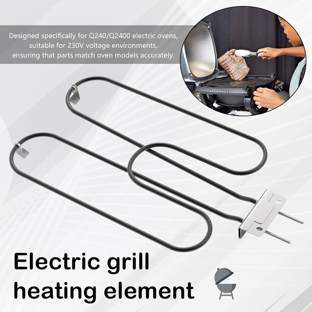 Vysoce výkonná grilovací topná spirála z nerezové oceli 2200 W pro venkovní elektrický gril (BBQ) – Zeythra