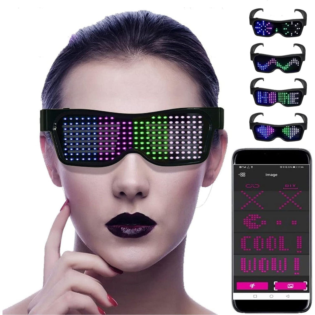 LED párty brýle programovatelné pomocí aplikace - GlowBeat