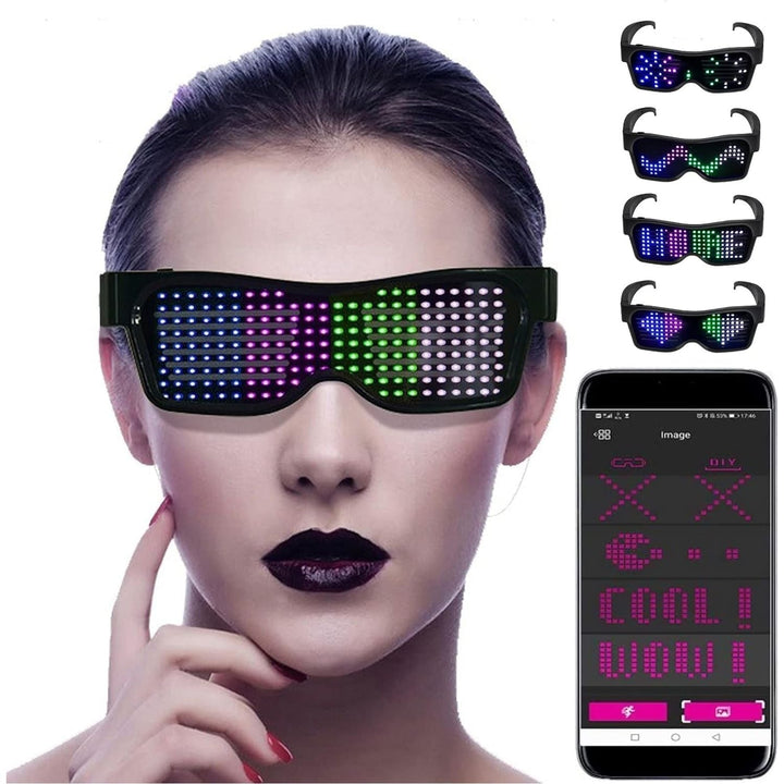 LED párty brýle programovatelné pomocí aplikace - GlowBeat