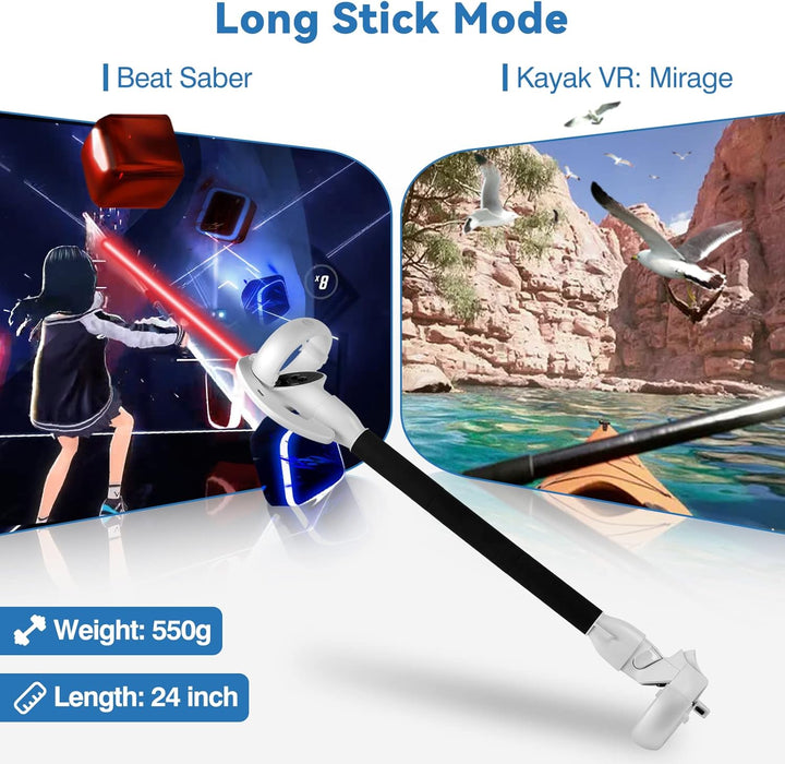Prodlužovací rukojeti pro VR ovladače Meta Quest 2 – Kynaro