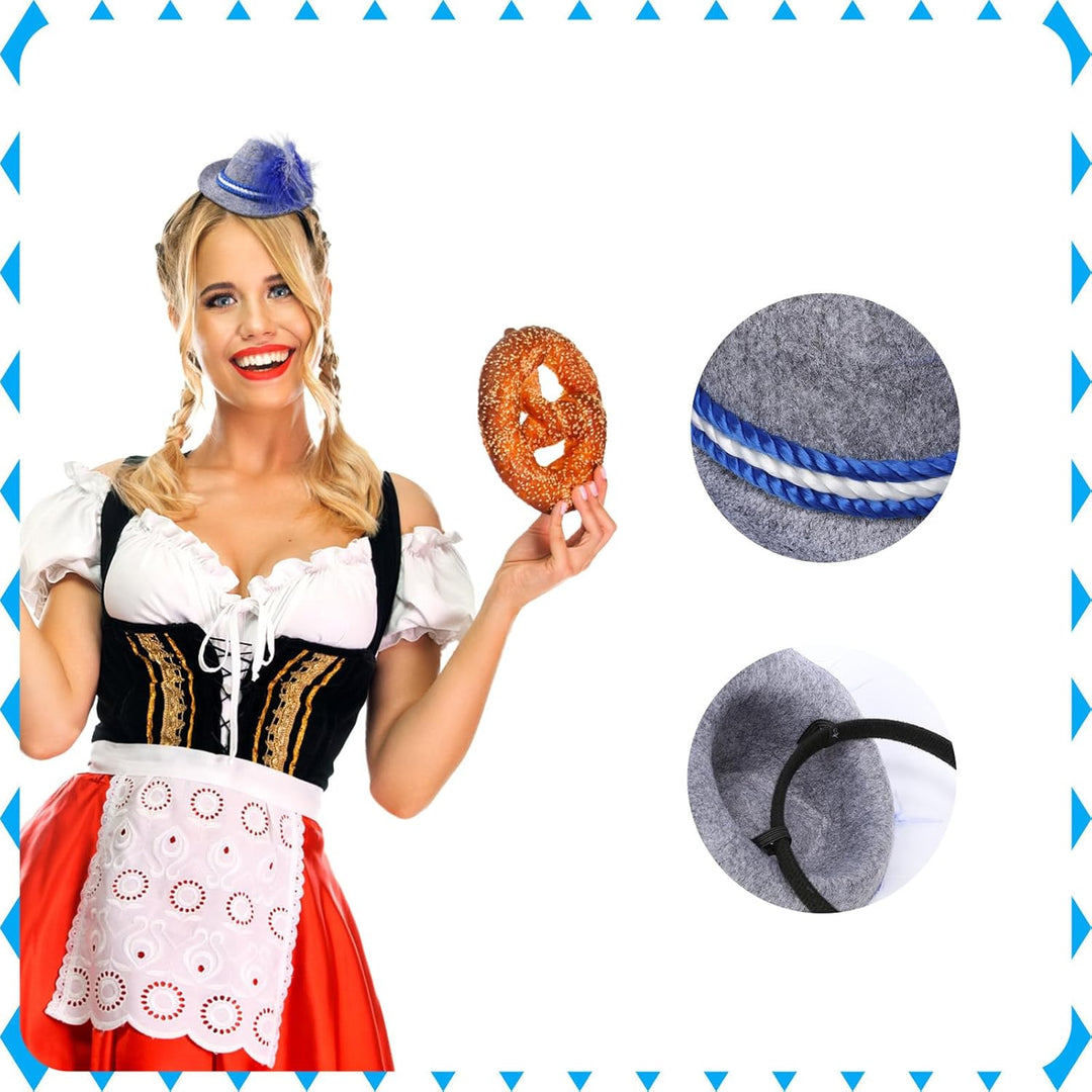 Mini-tradiční klobouky v balení po 3 – WiesnCharme Oktoberfest 2025
