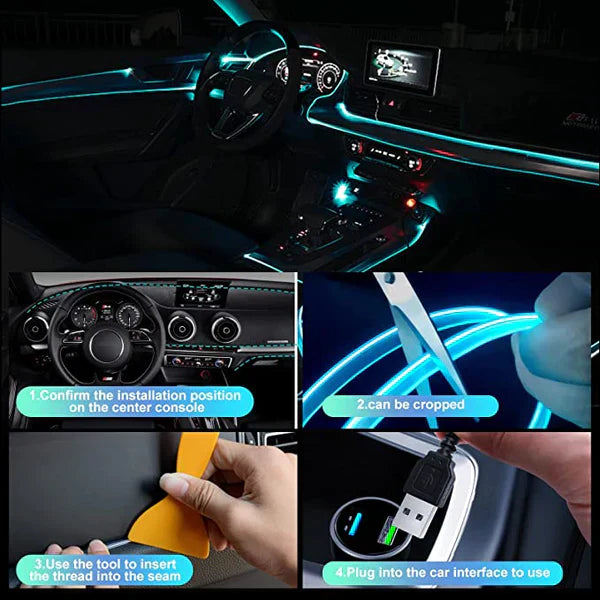 RGB vnitřní osvětlení pro auto - GlowLine