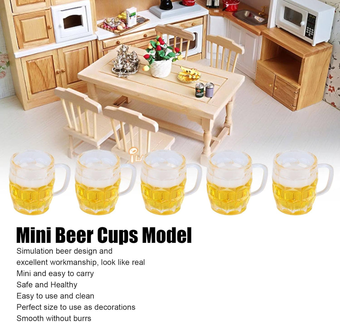 Mini pivní hrneček (12-pack, pryskyřice) – DekoProst Oktoberfest 2026