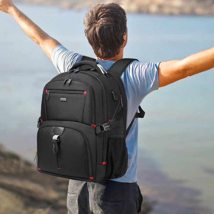 50L vodotěsný extra velký cestovní batoh na notebook s USB portem