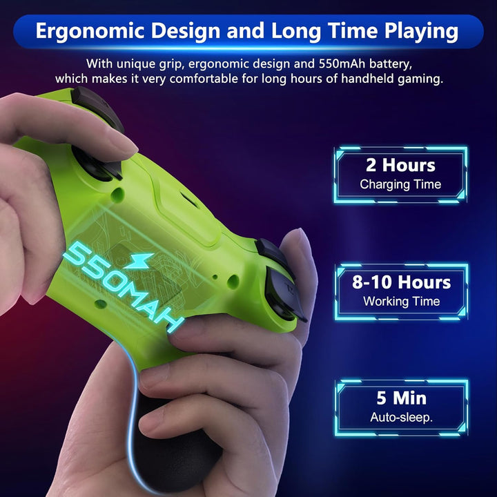 Bezdrátový ovladač pro Switch s joystiky s Hallovým efektem a funkcí Turbo – Nexora