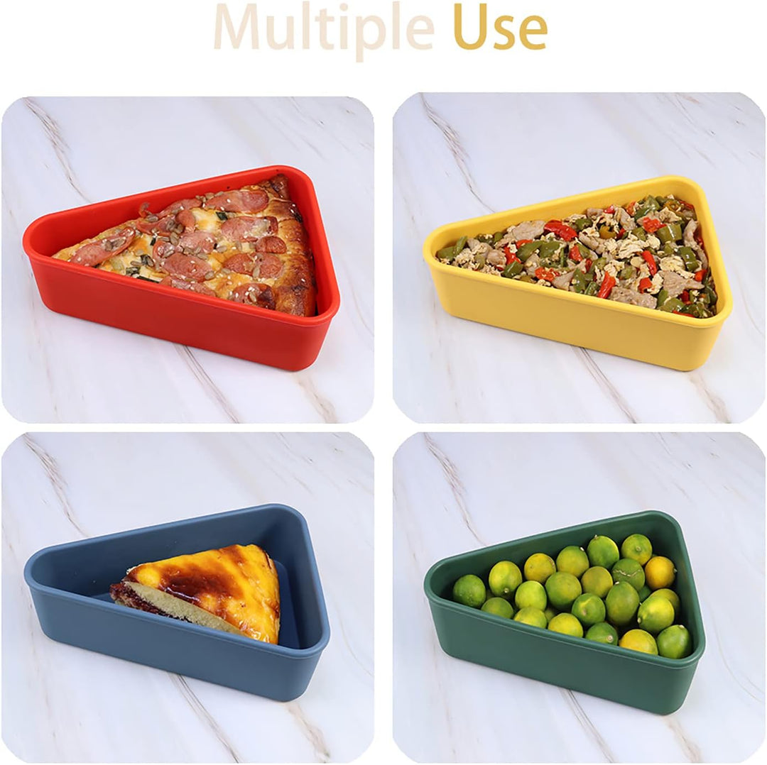 Opakovaně použitelný úložný box na pizzu se 2 podnosy – SliceSafe (1+1 ZDARMA)