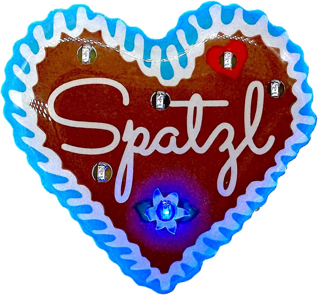 LED pin perníkové srdce (balení 4 ks) – HerzGaudi Oktoberfest 2026