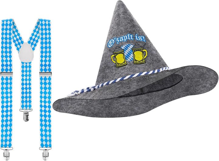 Set tradičního kroje s kloboukem a šlemi – WiesnHeld Oktoberfest 2026