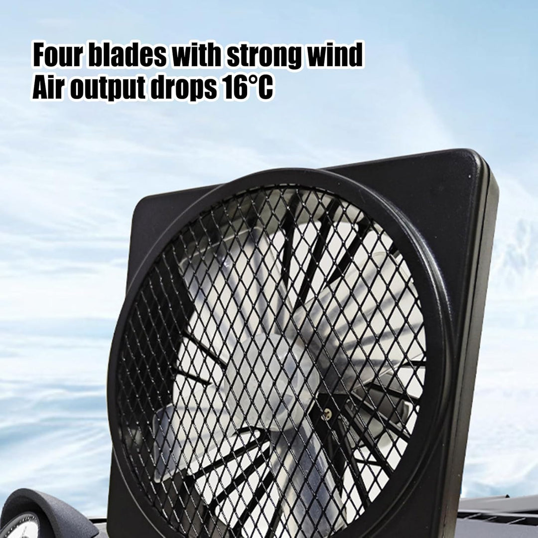 12V USB vzduchový cirkulační ventilátor do auta a klimatizace, chladicí ventilátor s 360° rotací (1+1 ZDARMA) – Aurovent