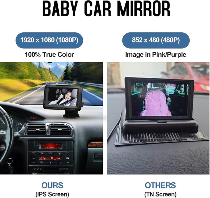 Babymirror s 1080p kamerou a 4,3'' displejem – Solvian