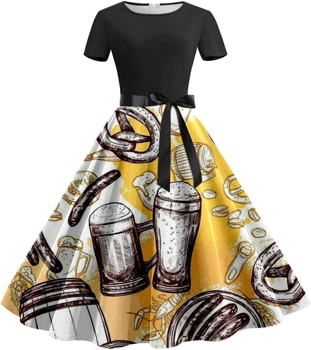 Pohárek na pivo a sukénka s preclíky s páskem – Anna Oktoberfest 2025