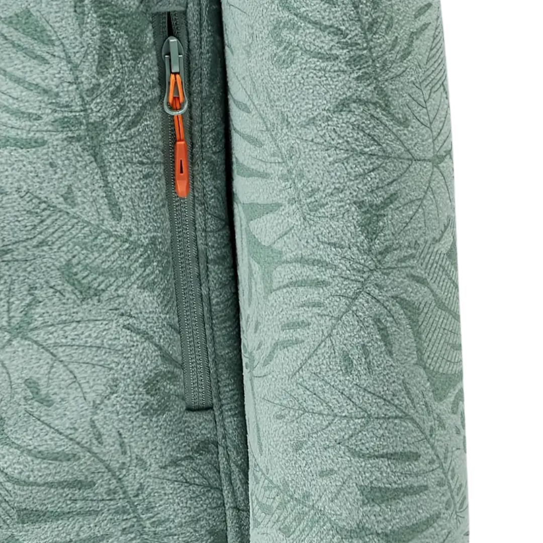 Dámská outdoor fleece bunda větruodolná s rostlinným vzorem – Marit