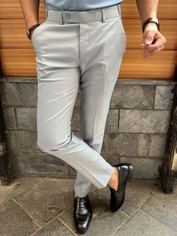 Slim Fit formální pánské kalhoty – Milán