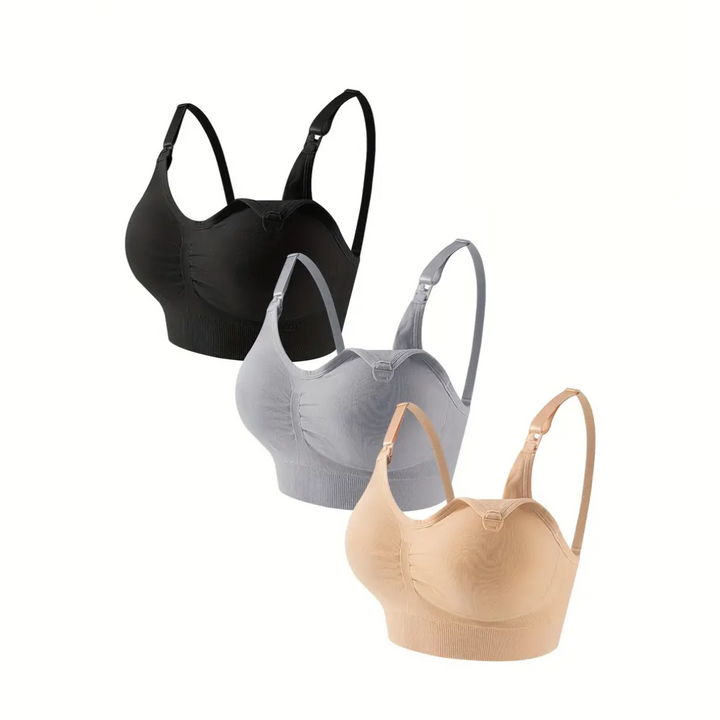 Pohodlné kojicí podprsenky (sada 3 ks) – NurtureFit