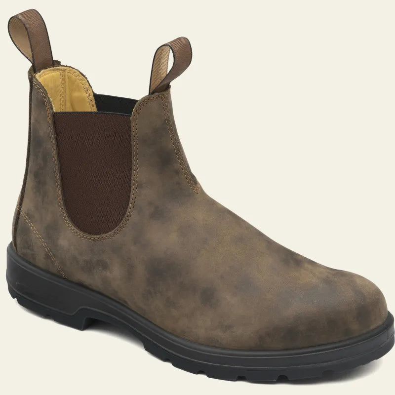 Pánské Chelsea boty voděodolné s designem na skluz – Renato