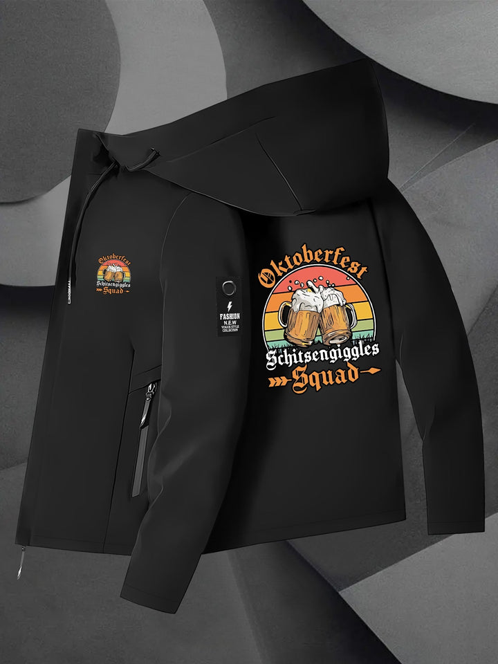 Větruodolná bunda s kapucí – Markus Oktoberfest 2025