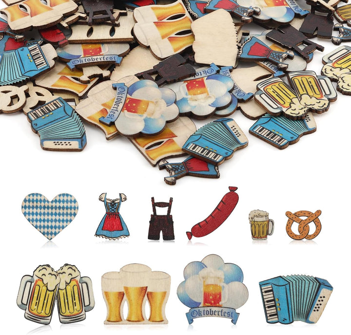 Ozdoby na stromy Oktoberfest (100 kusů) – WiesnKonfetti Oktoberfest 2025