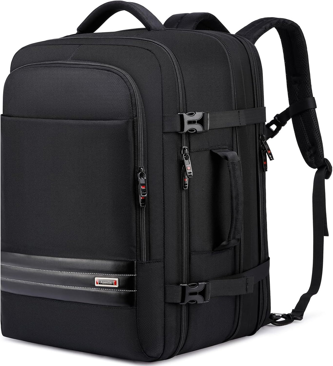 Rozšiřitelný vodotěsný cestovní batoh 45–55 l s přihrádkou na notebook 46,5 cm