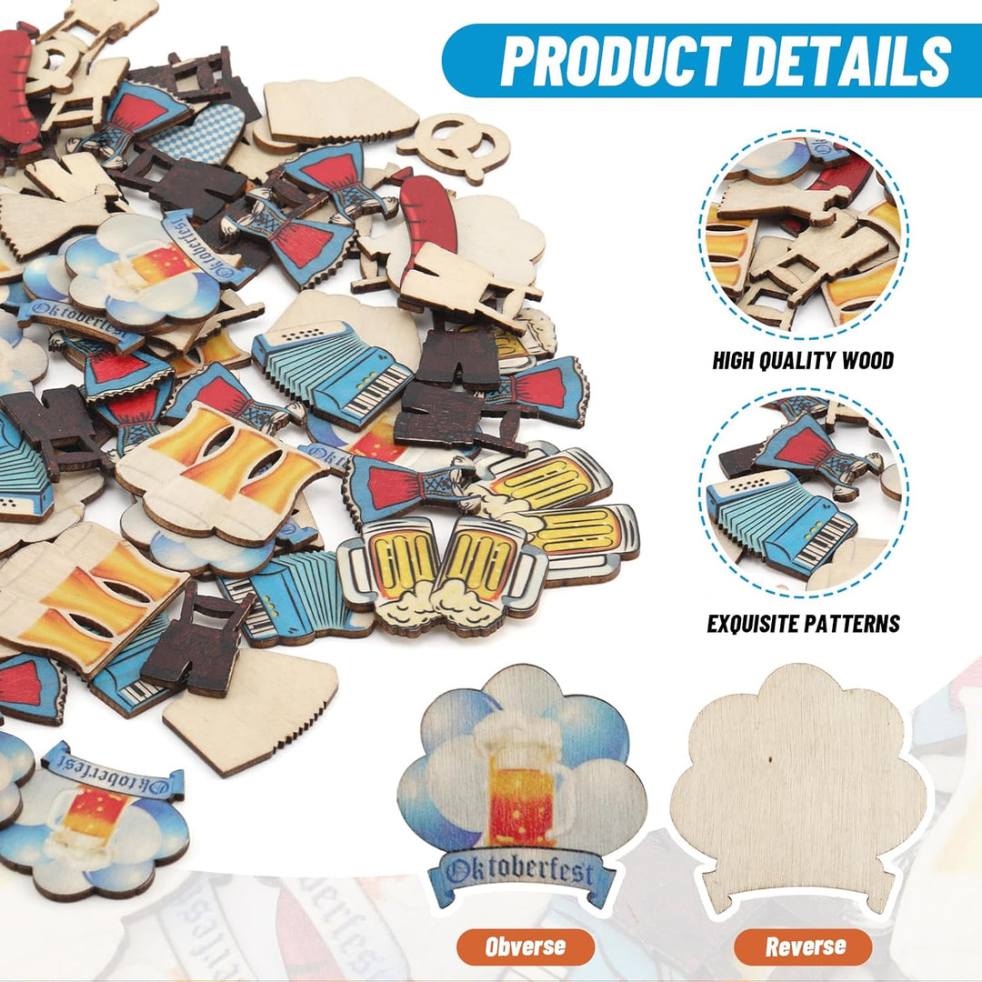 Ozdoby na stromy Oktoberfest (100 kusů) – WiesnKonfetti Oktoberfest 2025