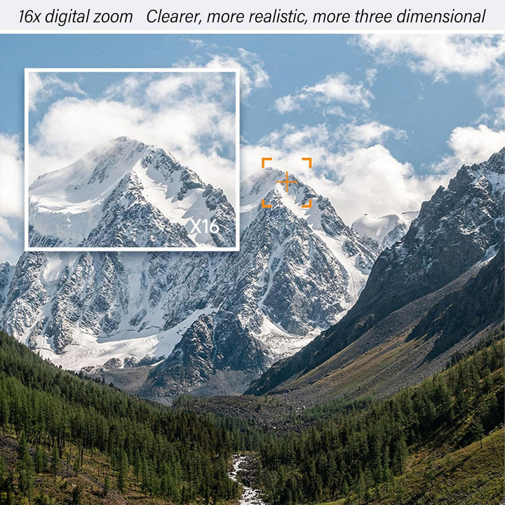 4K kompaktní digitální fotoaparát s 58 Mpx fotografiemi a 16násobným zoomem – Lumora