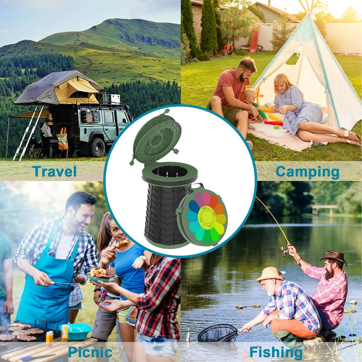 Přenosné WC s nastavitelnou výškou – CampMate