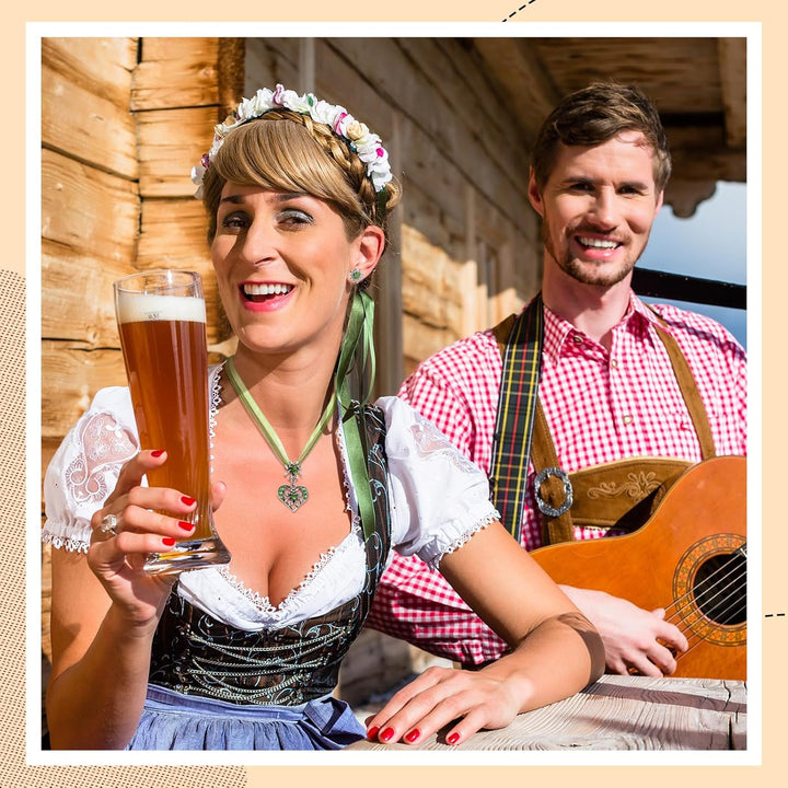 Sada šperků Edelweiß s přívěškem ve tvaru srdce – AlpenFrische Oktoberfest 2025