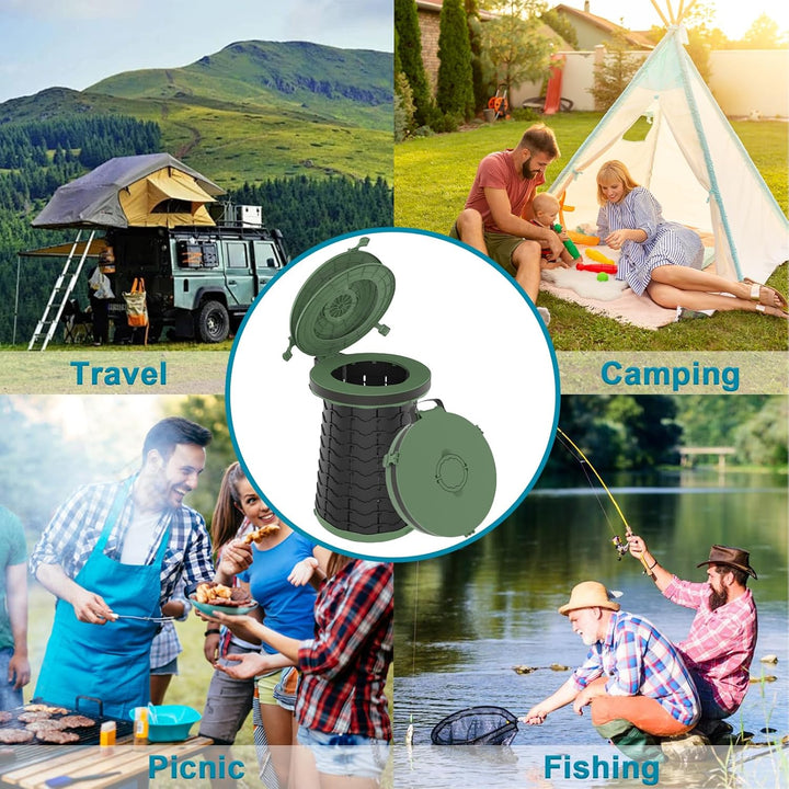 Přenosné WC s nastavitelnou výškou – CampMate