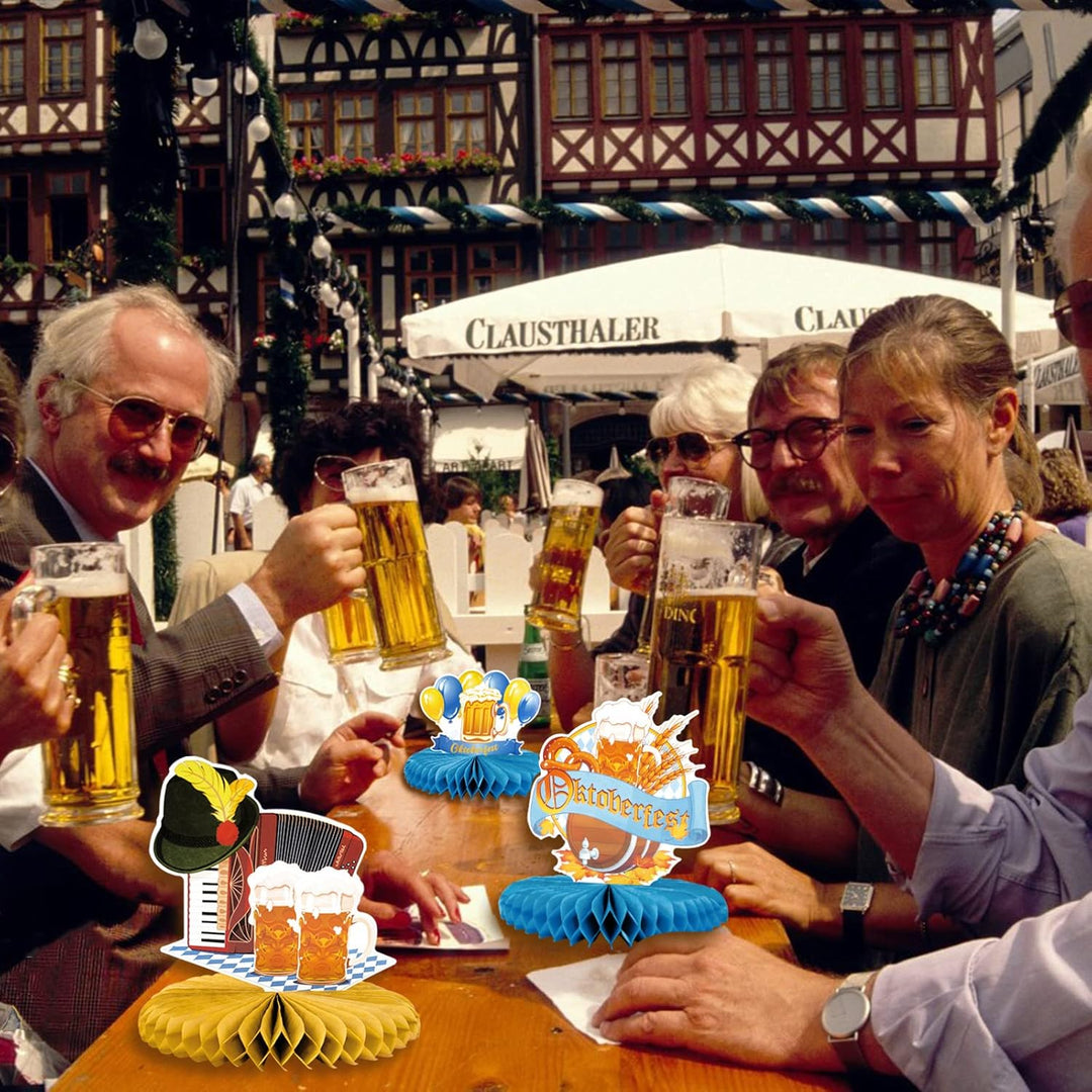 Víkendový ubrus – stolní dekorace, balení po 3 kusech – FestGlädje Oktoberfest 2025