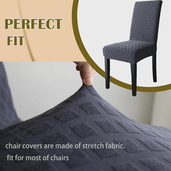 Sada strečových potahů na jídelní židle – ChairGuard