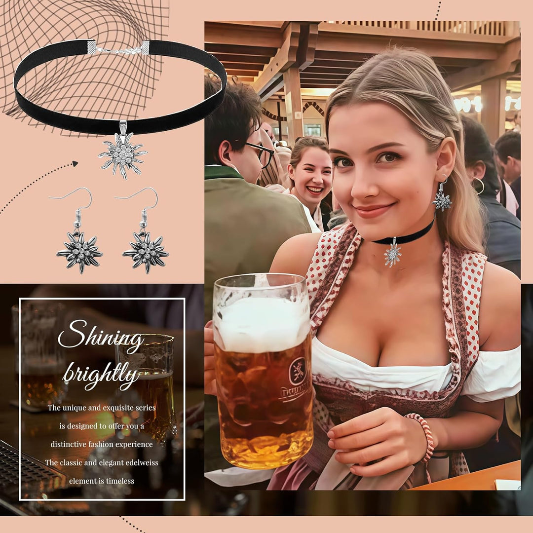 Dámská šperková sada Edelweiß – AlpenLiebe Oktoberfest 2025
