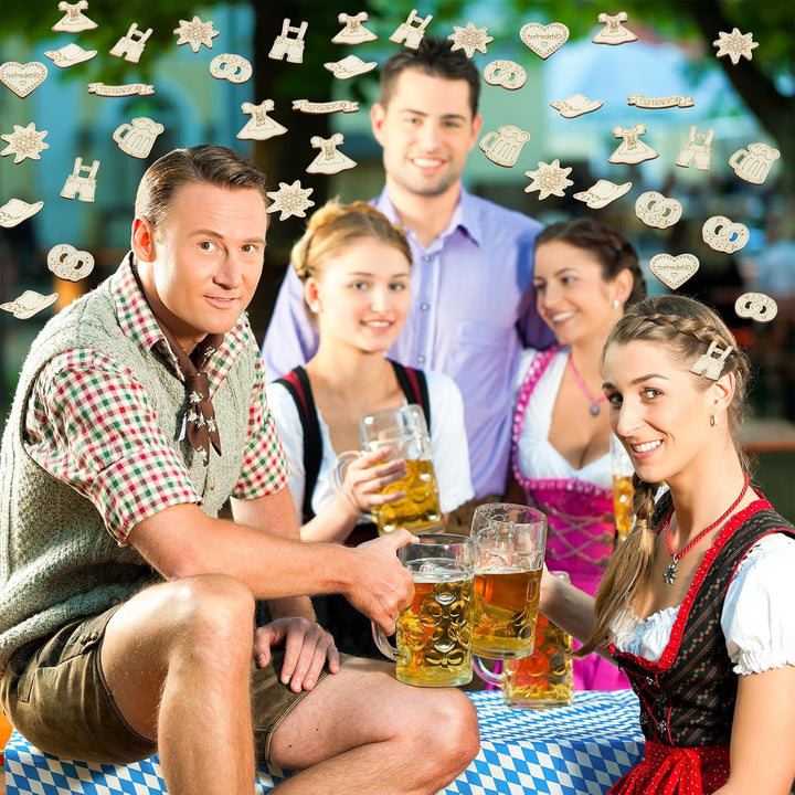 Dřevěné konfety v 100-balíčku – WiesnZauber Oktoberfest 2026