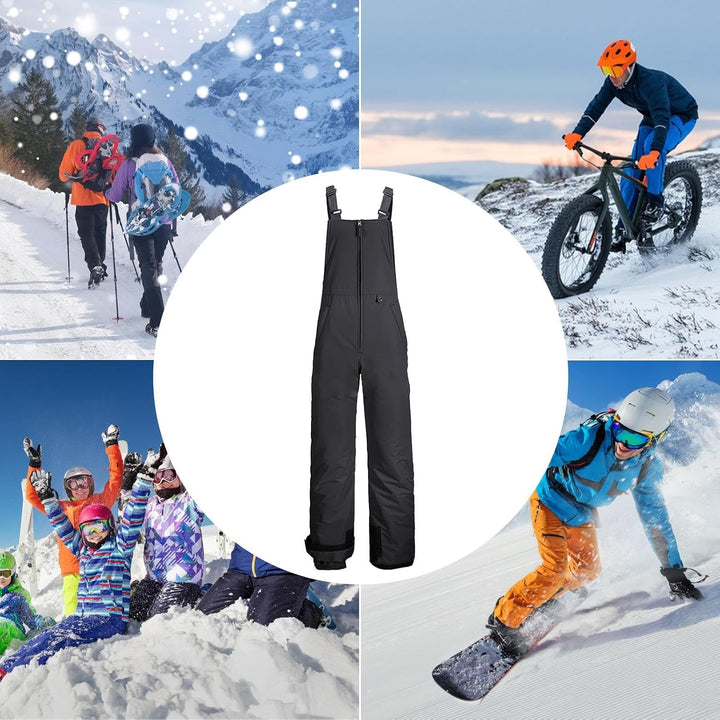 Nepromokavé zateplené snowboardové kalhoty s náprsenkou – Arvion