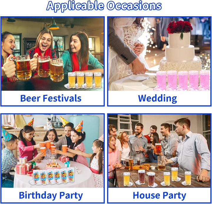 Panákové skleničky ve tvaru kovbojských bot (balení 30, 30 ml) – BootsProst Oktoberfest 2025