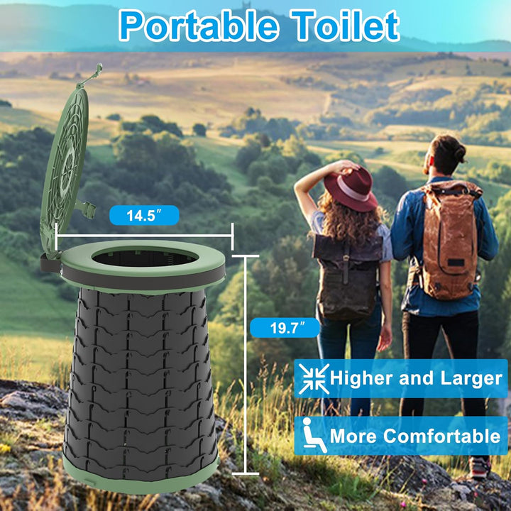 Přenosné WC s nastavitelnou výškou – CampMate