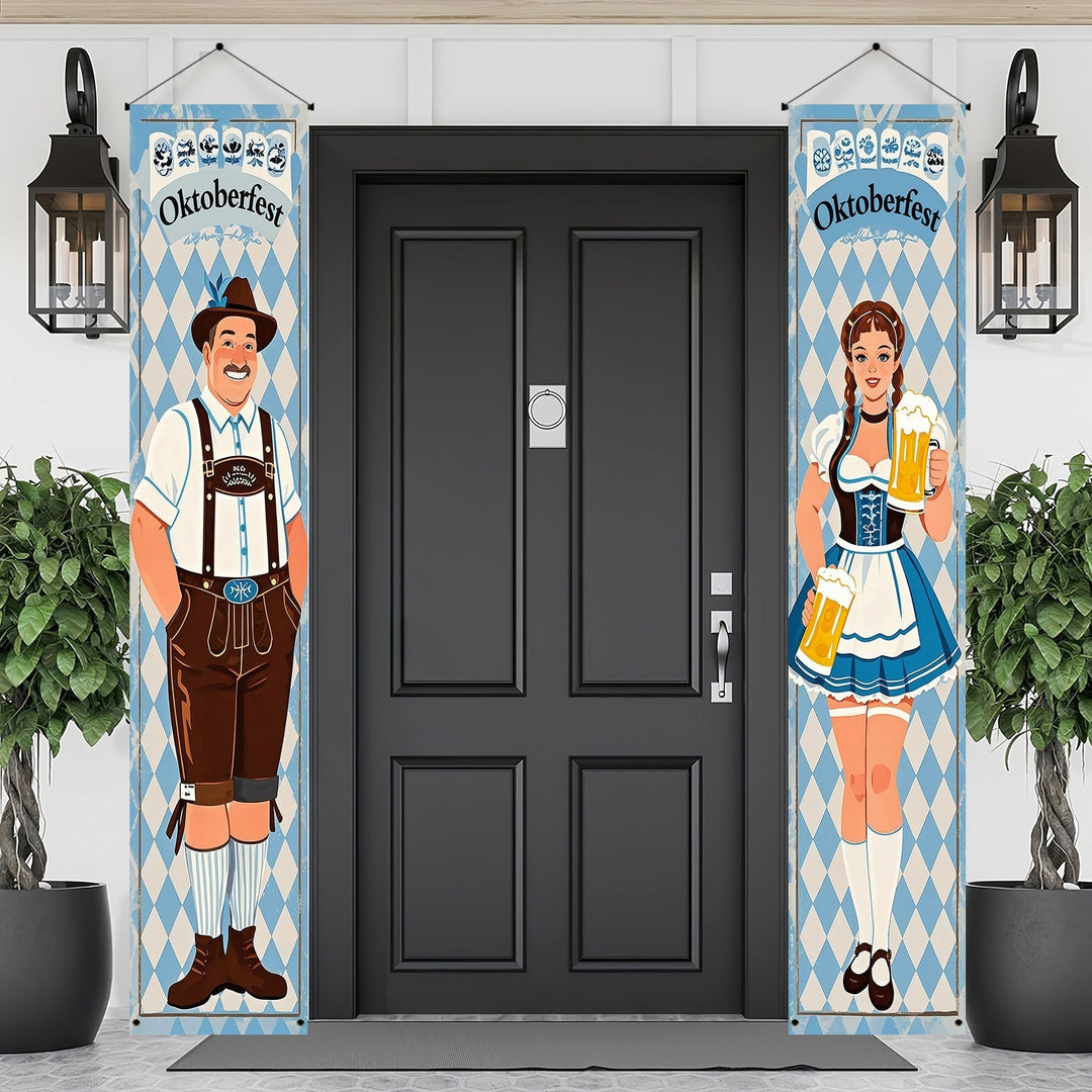 Sada bannerů z polyesteru – WiesnWillkommen Oktoberfest 2025