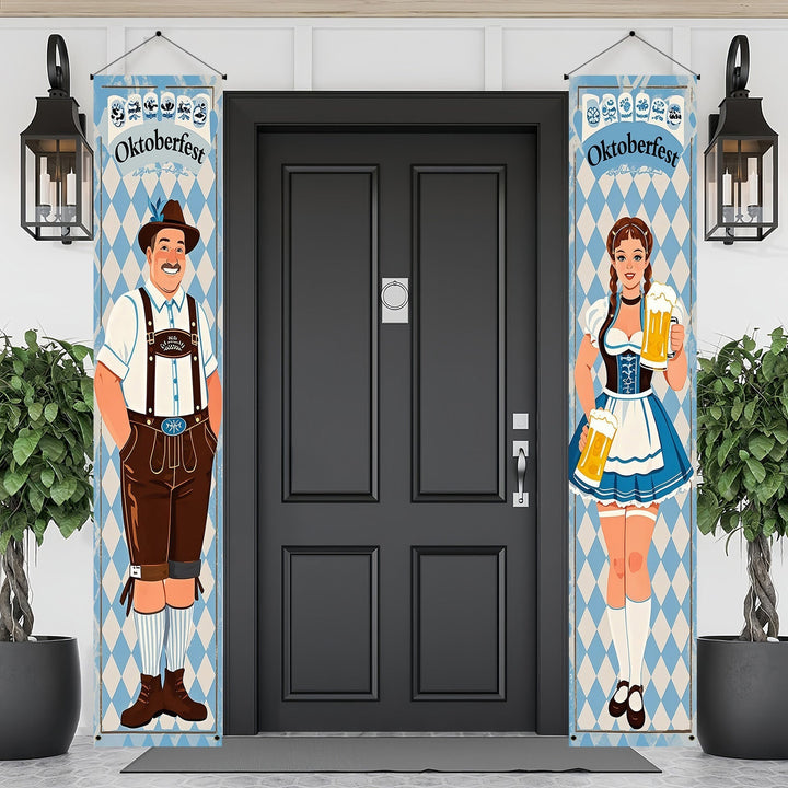 Sada bannerů z polyesteru – WiesnWillkommen Oktoberfest 2025