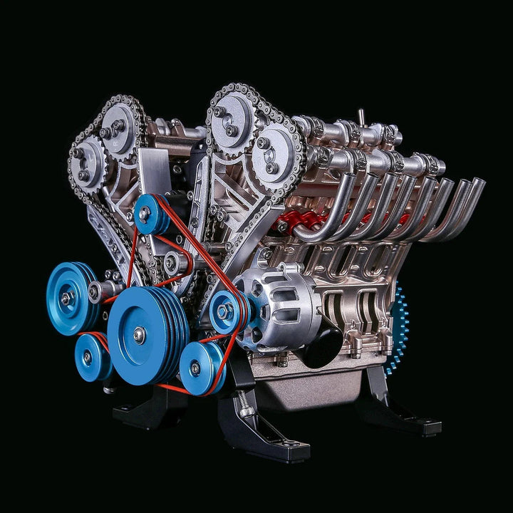 Ornament motorového bloku pro milovníky aut - TorqueV8